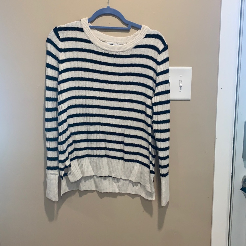 Black and white sweater